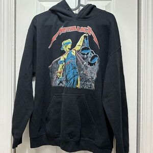 Metallica Black Graphic hoodie‎